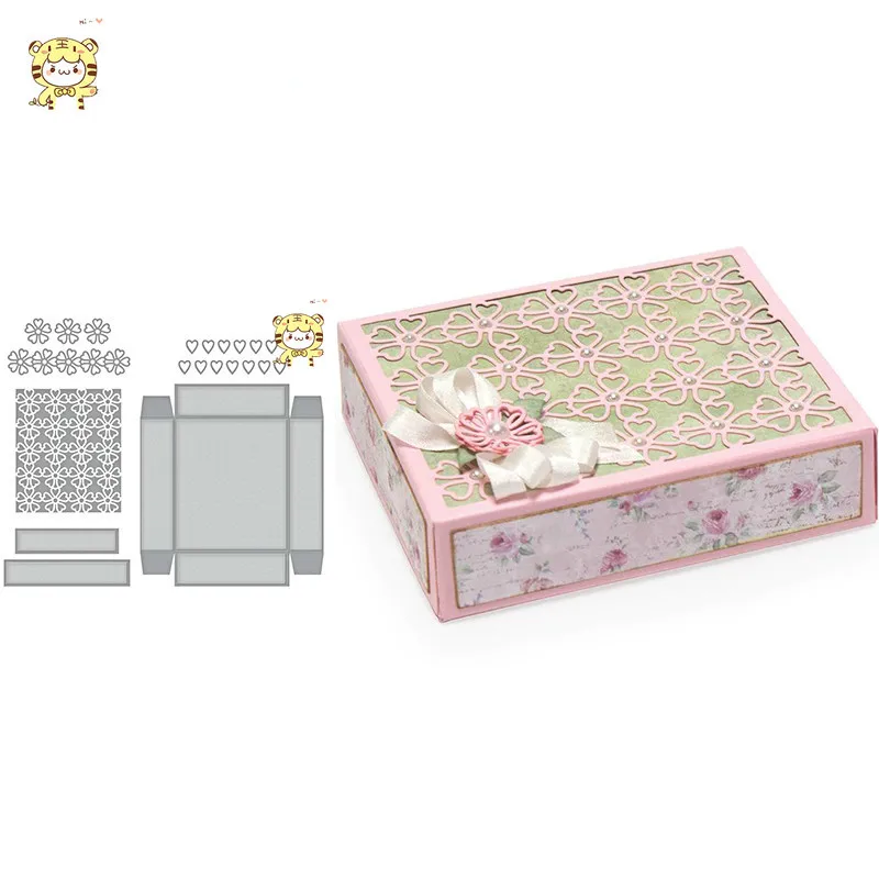 

BM Lovely box Metal Cutting Dies Stencils for DIY Scrapbooking/photo album Decorative Embossing DIY Paper Card