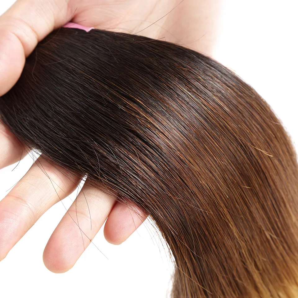 Luvin-Ombre-Brazilian-Hair-Straight-100-Remy-Human-Hair-Weave-Bundles-Color-T-1B-4-27 (2)