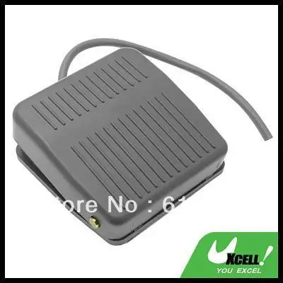 

10A 250V Foot Switch Pedal 3-pronged Cable Heavy Tread on the Treadle for Bank Home Security Alarm System Flexible Shaft Grinder