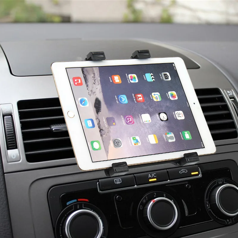 Автомобильный держатель для планшета, универсальный держатель на вентиляционное отверстие, автомобильные держатели, подставка для мобильного телефона, поддержка для iPad, iPhone, Xiaomi, samsung PAD
