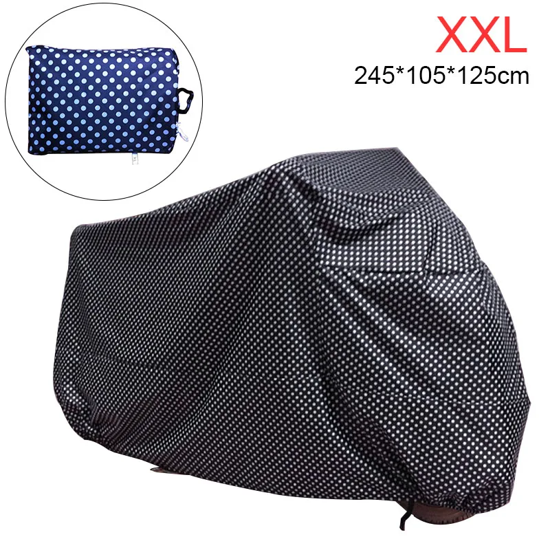 

XXL 180T Universal Motorcycle Cover UV Protector Waterproof Rain Dustproof Anti-theft Motor Scooter Cover hot