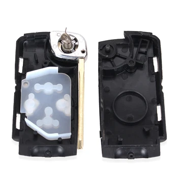 Chiave telecomando per Toyota Camry RAV4 Corolla PRADO YARIS - KEYYOU Modificato Pieghevole 2 3 4 Bottoni Filp Pieghevole Chiave A Distanza Borsette Caso Fob