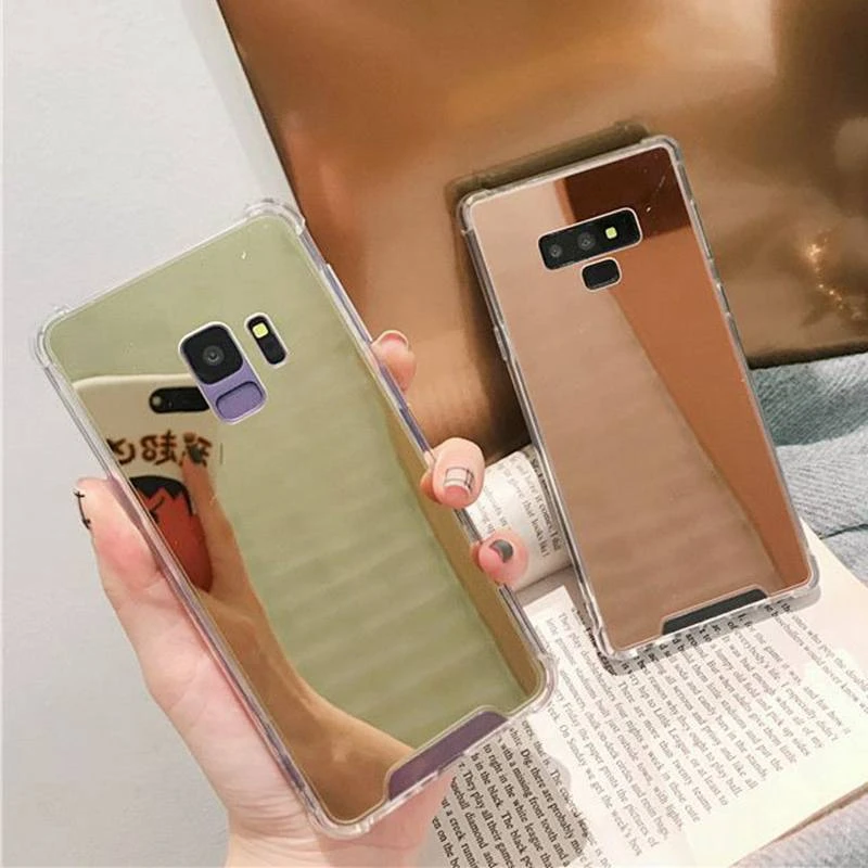 

Makeup Mirror Shockproof Cover for Samsung Galaxy s10 s8 s9 plus note 9 8 Soft Silicon Case For Samsung Note9 Note8 S10e S10plus