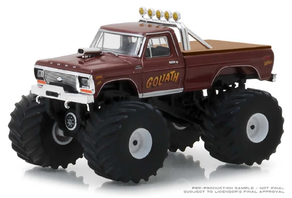 Зеленый свет 1: 64 1979 Ford F-250 Monster Truck Игрушечная машина из сплава игрушки для детей литой модельный автомобиль подарок на день рождения