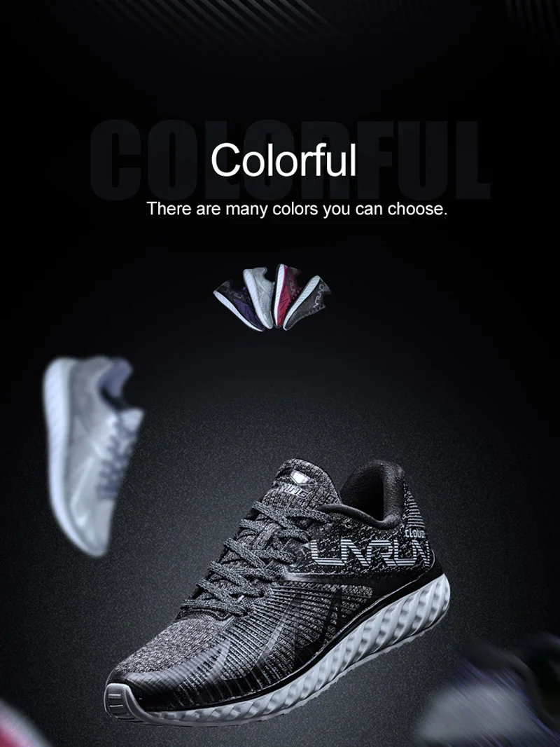 Клиренс) Li-Ning женщины LN CLOUD IV «фламе» кроссовки моно пряжи подкладка носимые спортивная обувь ARHM068 XYP590