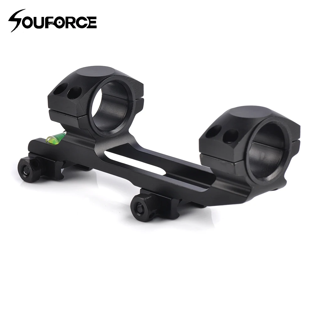 New Tactical Alluminium Alloy 30 mm Rings with Bubble Level fit Scope Picatinny Rail Mount Gun Accessory for Hunting | Спорт и