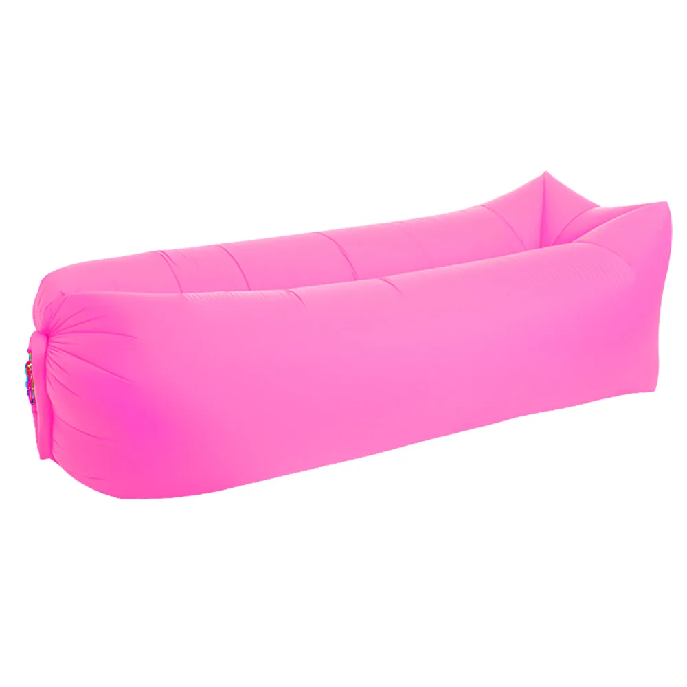 Pink Square Открытый надувной диван ленивый Мешок Пляжный laybag надувная кровать надувной шезлонг стул быстро складной спальный мешок коврик - Цвет: Pink Square