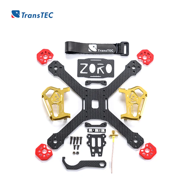 Радиоуправляемый Дрон TransTEC ZORO гоночный/Lite 195/220 мм 96g 4 красивые аксессуары для