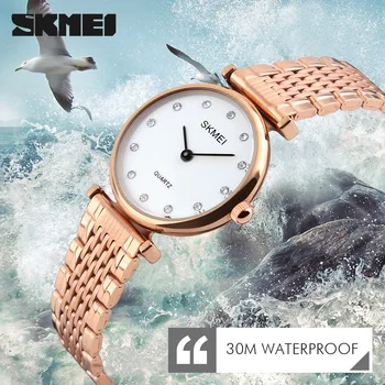 

SKMEI Ladies Watches Women Montre Femme Women Wristwatches Female Clock Dress Quartz-Watch Lady Fashion Wristwatch Relojes Mujer
