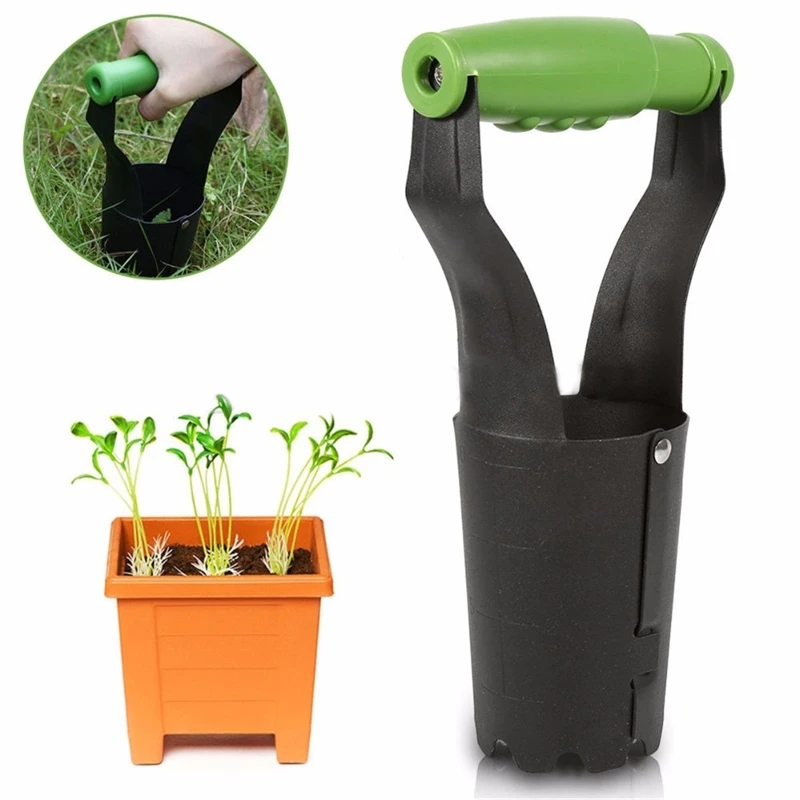 

Bulb Planter Tools Depth Marker Handheld Seedling Remover Planting Utensil
