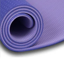 6 мм TPE Нескользящие коврики для йоги для Фитнес безвкусно мате тренажерный зал площадку для окружающей безвкусно Beginne коврики для йоги