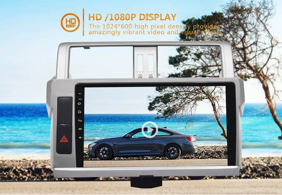 Flash Deal KiriNavi 2 din 10.2" Touch Screen Android Car Radio For Toyota Prado 2014-2017 Multimedia GPS Navigation Player audio WIFI MP3 6