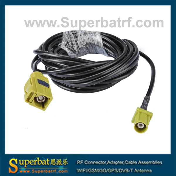 

Superbat Radio with IF cable Fakra "K" Female Jack to Male Plug adapter pigtail cable 10ft RG174 3M