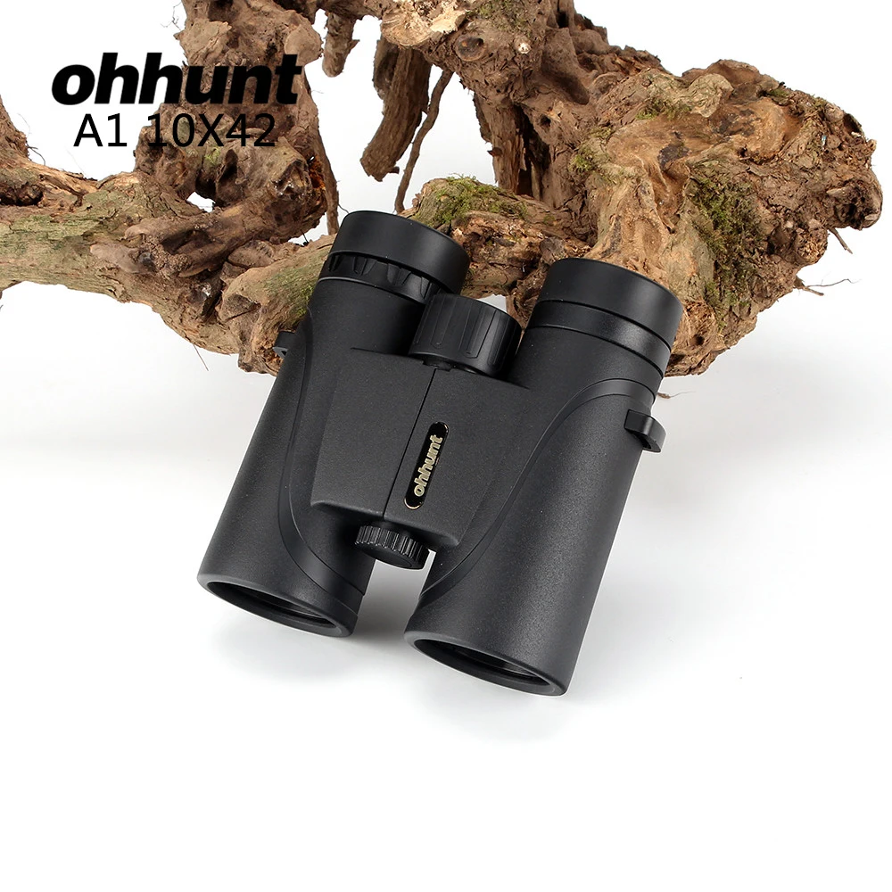

10x42 Camping Hunting Scopes tool Ohhunt Binoculars with Neck Strap Carry Bag Free Shipping Telescopes Prism Optics Binoculars