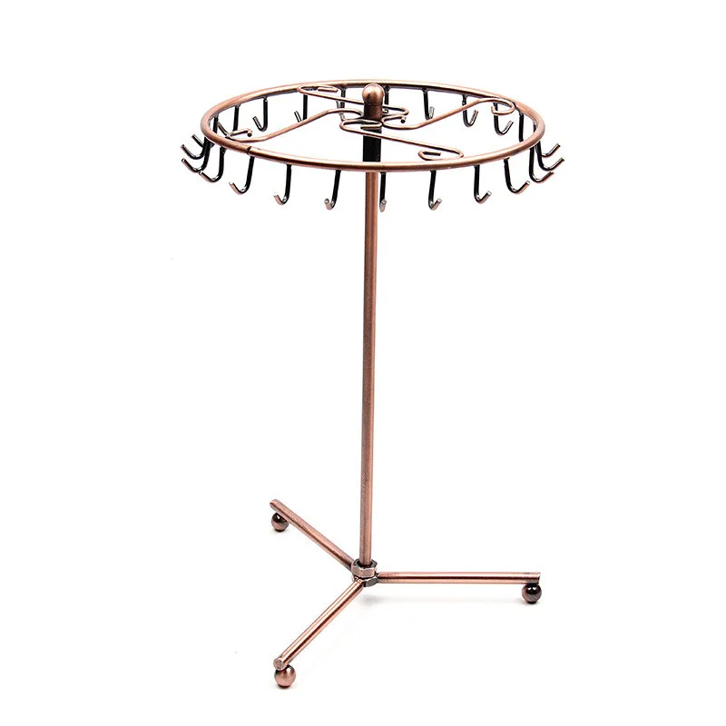 23 Hooks Earring Bracelet Necklace Display Jewelry Holder Metal Show