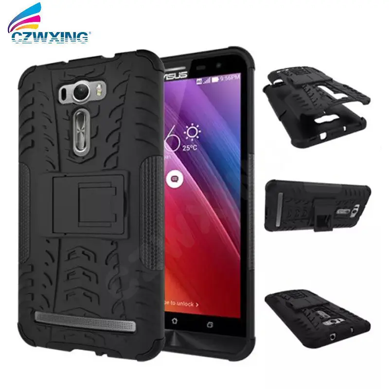 

For Asus ZE601KL Case Luxury TPU & PC Dual Armor Silicone Back Cover For Asus Zenfone 2 Laser ZE601KL ZE 601KL ZE601 KL Z011D