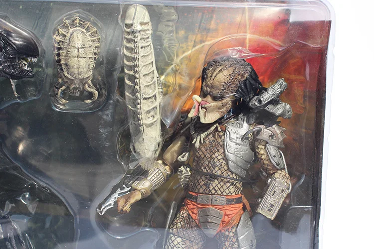 NECA Alien VS Predator Tru эксклюзивный 2-PACK ПВХ фигурка игрушка