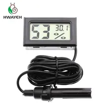 Hot Selling Professional Mini Probe LCD Digital Thermometer Hygrometer Temperature Humidity Meter Digital Display Free shipping