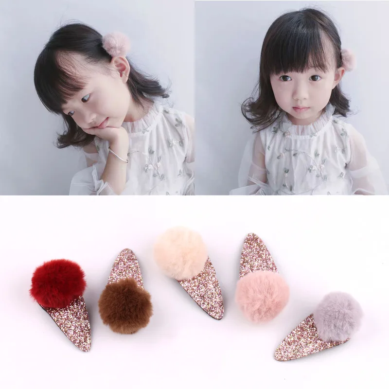 1 шт Супер огонь супер милые воды грива BB клип ребенок волос заколка для волос шарик зажим «утиный клюв» двойной скрученная веревка волосы мяч G0503