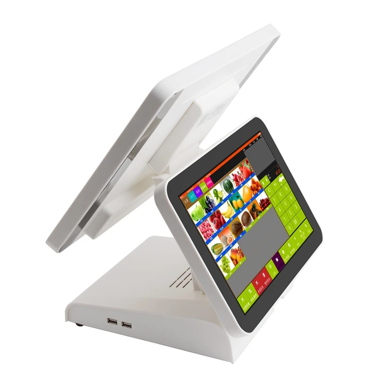 Meetsun AP 1500DSET POS все в одном Системы двойной Сенсорный экран кассовый аппарат +