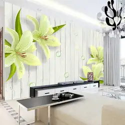 Заказ настенная 3D современный пол цветок тиснением фото обои для гостиная спальня ТВ задний план бренд обоев