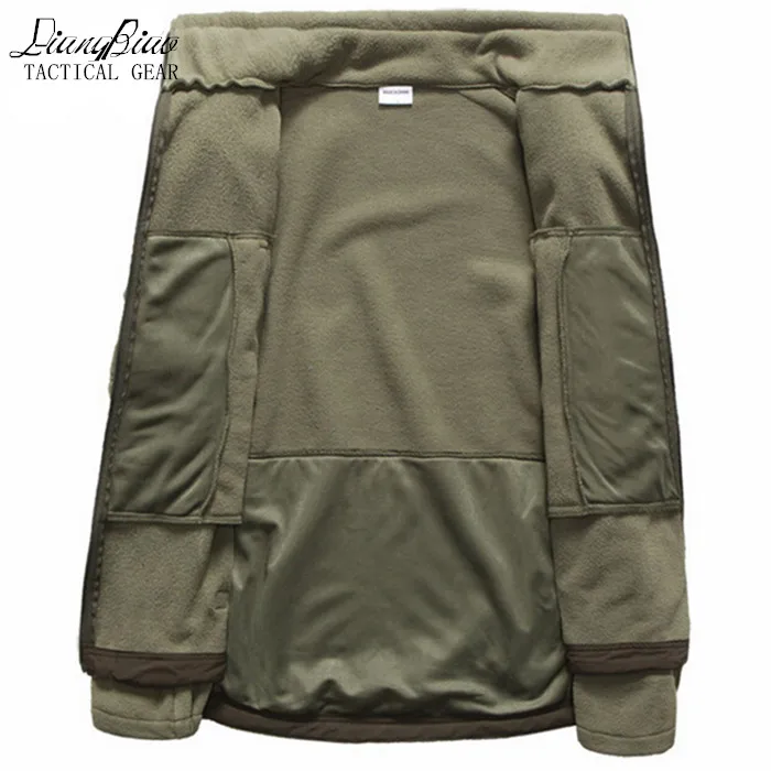 Мужская тактическая одежда, осенне-зимняя флисовая армейская куртка, флисовая охотничья одежда, мужская флисовая куртка в стиле милитари