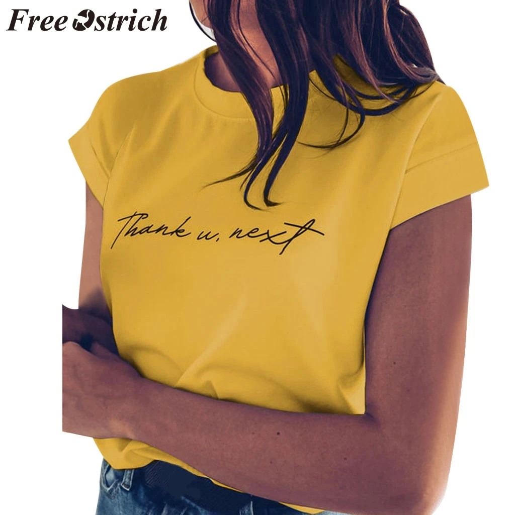 Женская Повседневная рубашка FREE OSTRICH элегантная летняя блузка с буквенным