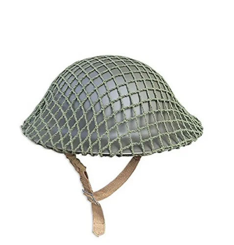 

WWII WW2 UK ARMY MK2 BRITISH TOMMY ARMY HELMET WITH NET - World military Store