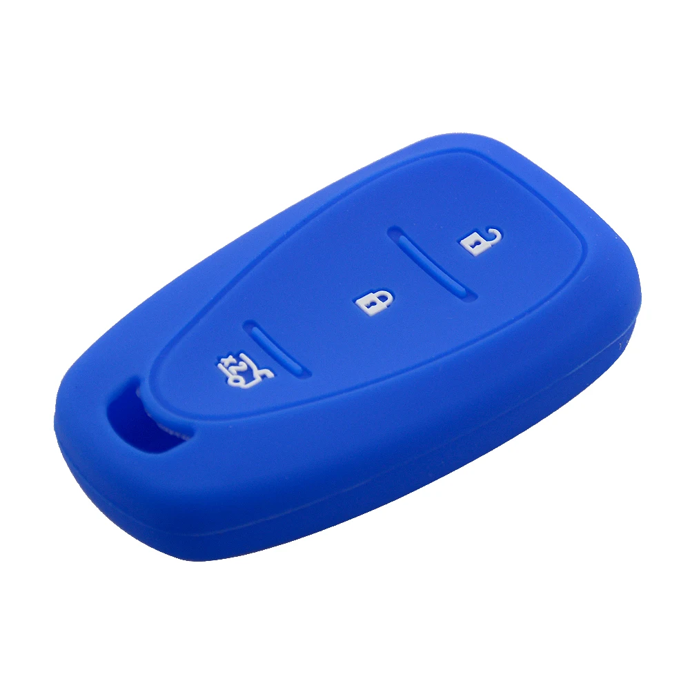 3 button silicone car key case for Chevrolet 3