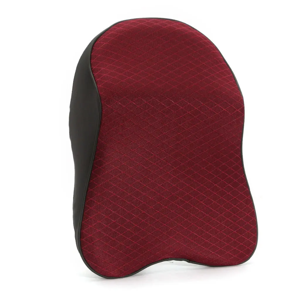 

2Pcs/set Car Seat Headrest Pad Memory Foam Pillow Head Neck Rest Support Cushion Mat