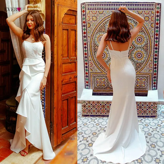 Spaghetti Strap Mermaid Dress