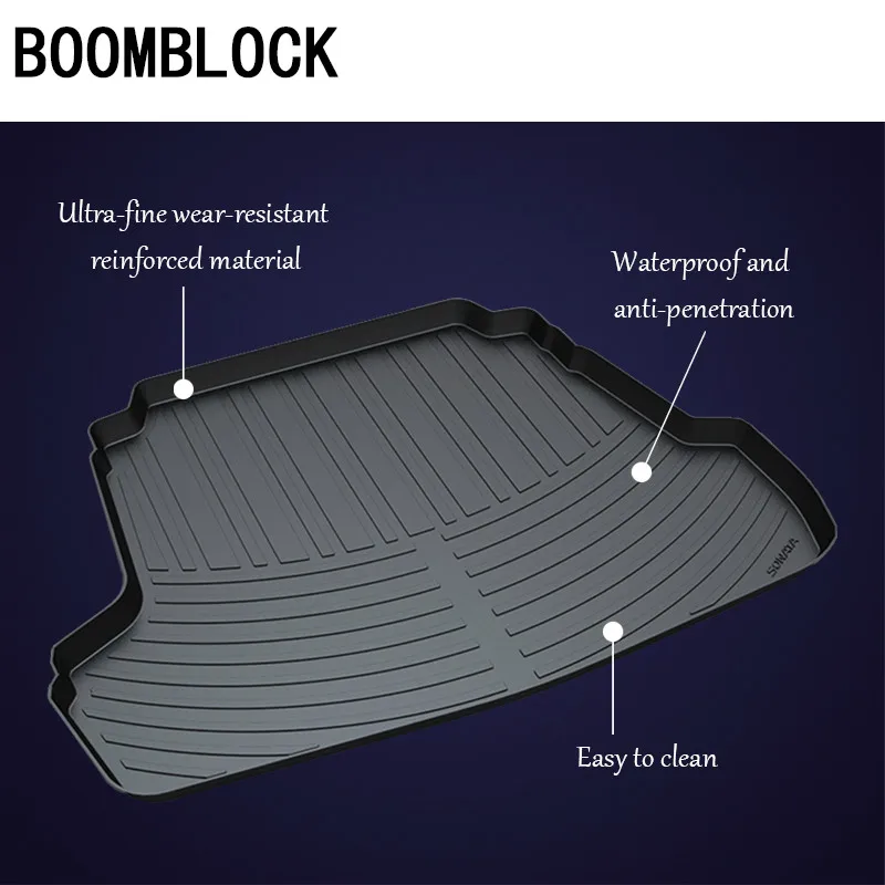 

Car rear trunk mat Cargo Liner For Hyundai ix25 ix35 ix45 Santa Fe Tucson Sonata Elantra Anti-slip Luggage Tray Carpet