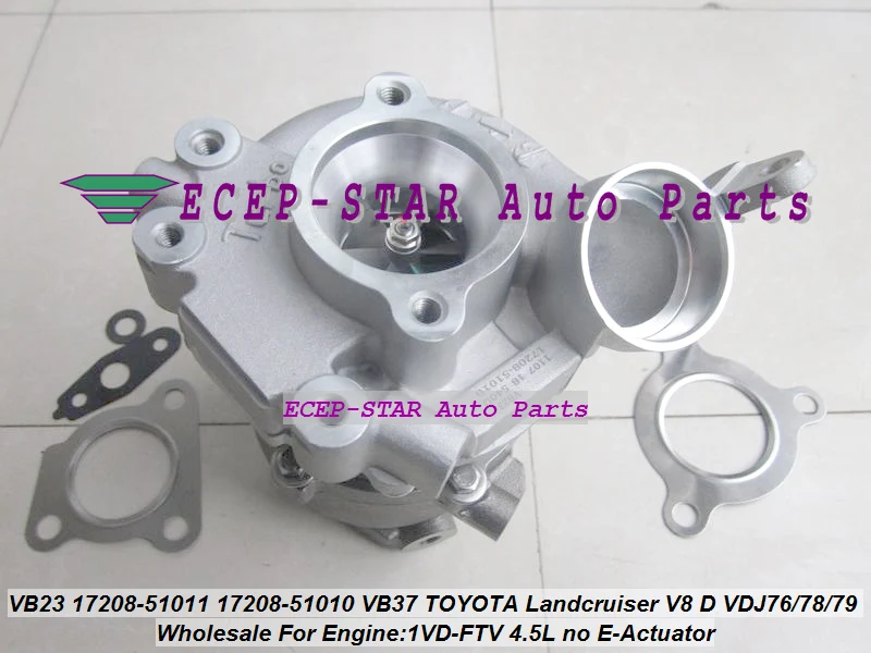 1 шт. Twin Turbo RHV4 VB23 17208 51010 51011 VED20027 для TOYOTA Land Cruiser 200 series D 40 508F 1VD FTV VDJ76 78 79 4.5L|toyota turbo|turbo