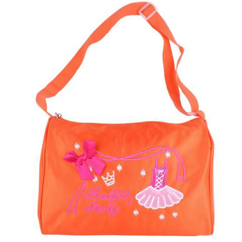 Fashion Girls Ballerina Ballet Dance Bags Handbag Princess Kids Sports Embroidered Duffel Shoulder bag for ballet dance shoes ballet dance bags