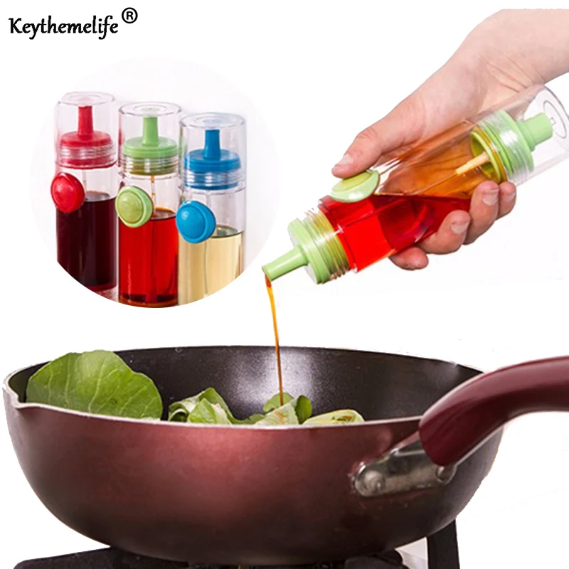 Kitchen Oil Sprayer Pot Dual Use Pump Spray+Leakproof Nozzle Adjustable