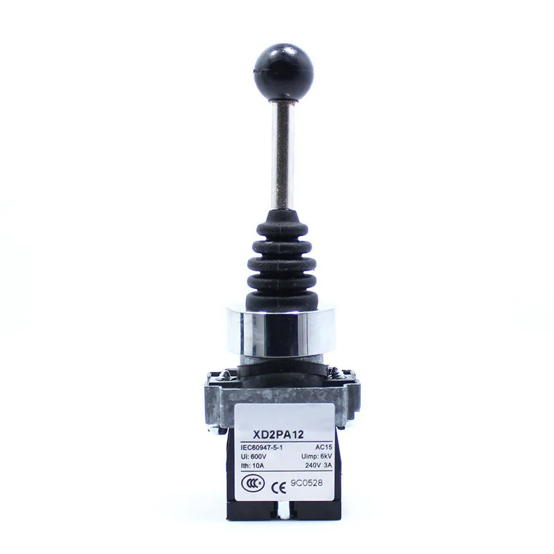 

XD2PA12CR 2NO 2Positions self-locking Joystick Switch Rocker Switches Monolever Switch