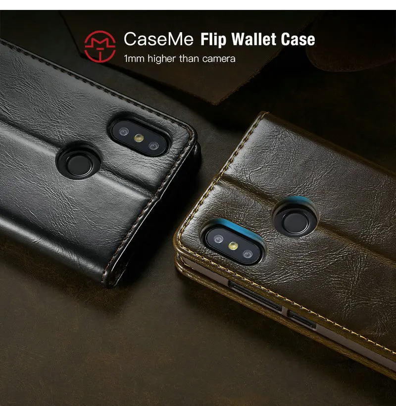 Чехол с магнитным бумажником, чехол для телефона Xiaomi Mi8, Роскошный кожаный флип-чехол R64 для Redmi 6, 6A, Note 6, Pro, чехлы с подставкой для кредитных карт