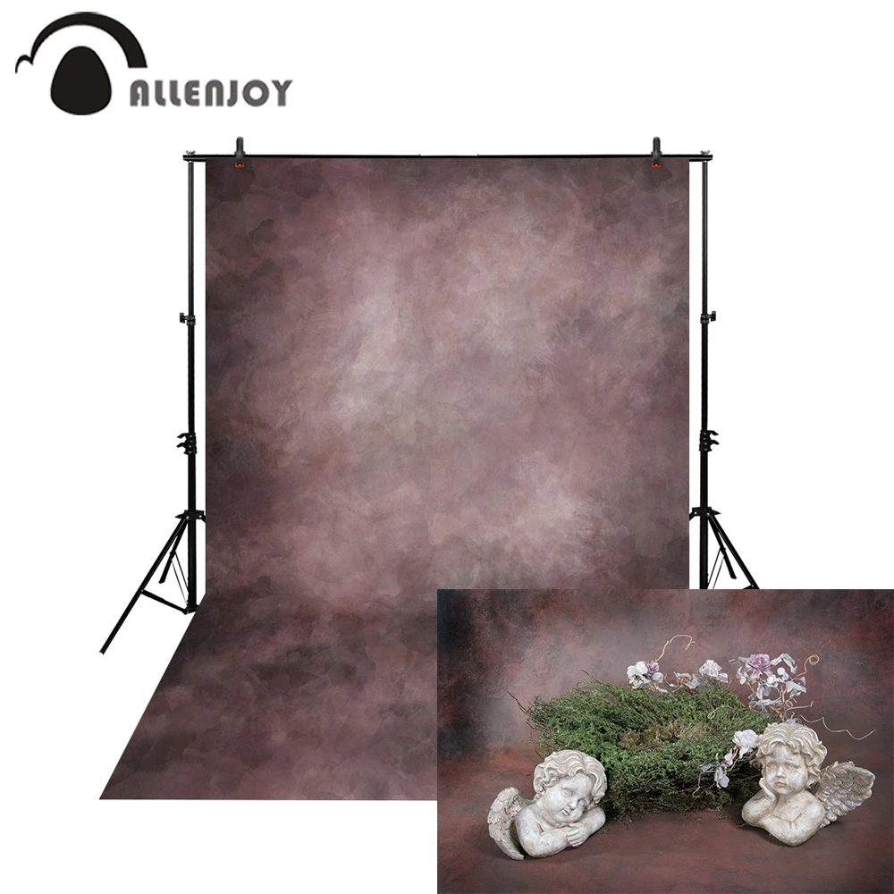 Allenjoy тонкий виниловый тканевый фон для фотосъемки серый фон для студийной фотосъемки чистый цвет свадебный фон MH-020