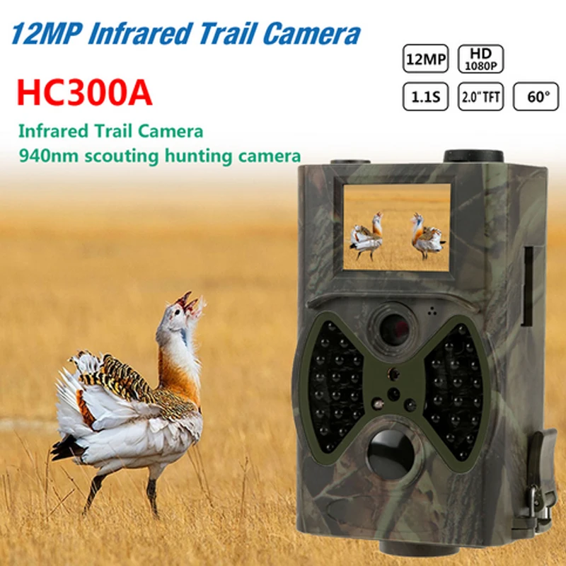 HC300A Hunting Trail Camera 12MP Wildlife Trail Cameras Scouting