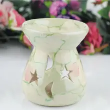 Мода звезда и луна горелка с ароматическим маслом печь для ароматерапии держатель эфирные благовония горелка Керамическая украшения 4 шт./партия SK091