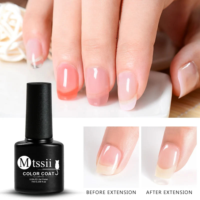 

Mtssii 7ml Crystal Extend UV Nail Gel Extension Builder Led Gel Nail Gel Lacquer Jelly Acrylic Builder Nail Poly Extention Gel