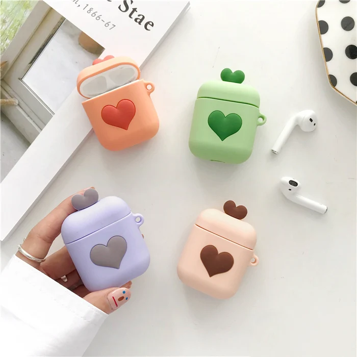 

Fashion Suitcase silicone case for Apple Airpods case protective cover Bluetooth Wireless Earphone Case Charging Box case bags