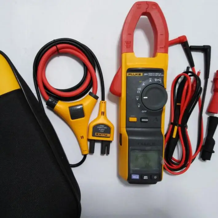 Аутентичный Fluke 381 F381 дистанционный Дисплей True-rms AC/DC клещи, съемный щековый и iFlex зонд