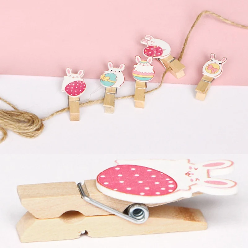 Деревянные зажимы DIY фото клипы 10 зажим для ПК с пеньковая веревка деревянный