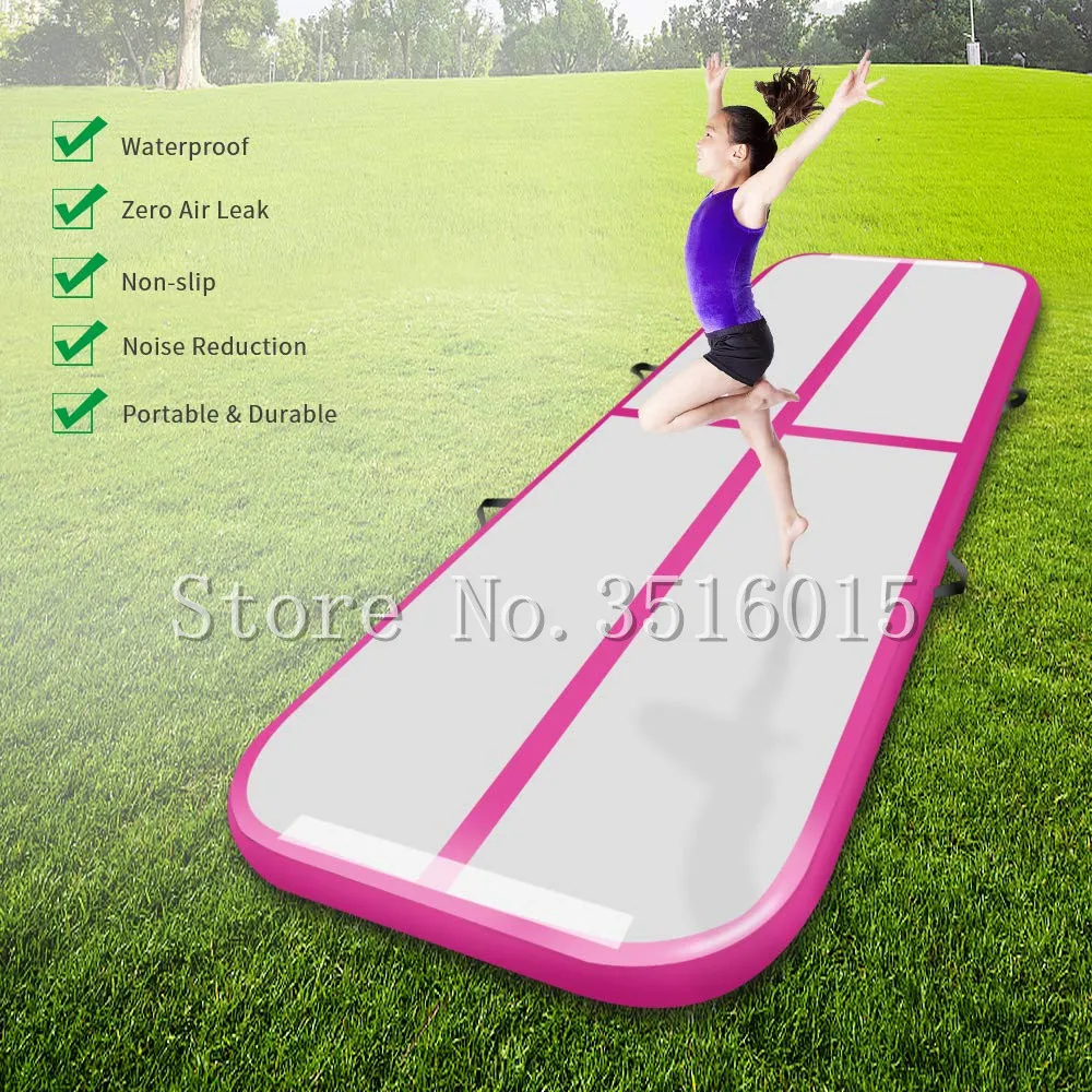 Gymnastics Inflatable Air Track Floor Mats 5-Piece Set
