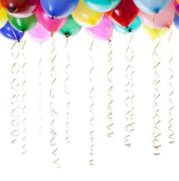 Heronsbill 6 шт. воздушные шары ленты Babyshower домашние вечерние украшения с днем рождения свадебные бальные аксессуары розовое золото Атлас