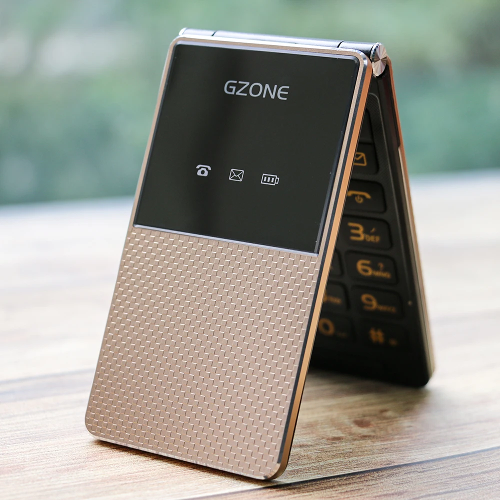Koop Unlock 2G Touch Display Handschrift Flip Mobiele Telefoon Extra Slanke Licht Quick Dial Grote Russische Key Zwarte Lijst Voor ouderen