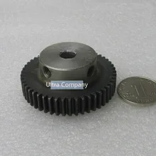 Spur Gear pinion 50T 50Teeth Mod 1 M=1 Width 10mm Bore 8mm Right Teeth 45# steel major gear CNC gear rack transmission RC car