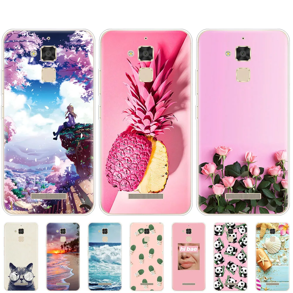 

For ASUS Zenfone 3 MAX ZC520TL Case Cover 5.2" Back on FOR Zenfone 3 MAX ZC520TL Soft TPU Silicone Phone Case Funda coque bumper