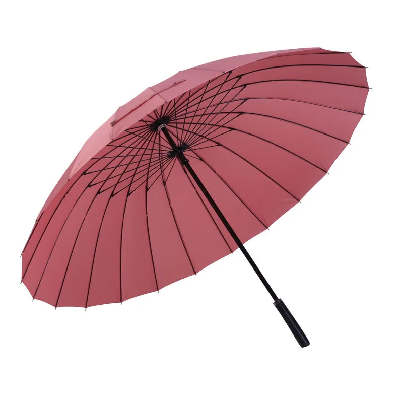 24 Bone Increase Umbrella 2-3 People Female Male Car Luxury Large Windproof Straight Umbrella Corporation parasol